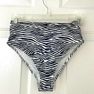 NWT H&M Bikini Bottom Swimwear High Waist Cheeky